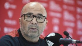 Sampaoli, feliz tras vencer al Betis. Foto: Sevillafc.es