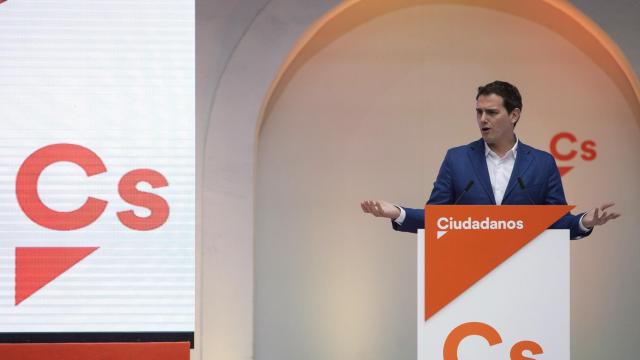 Albert Rivera, durante el acto de Ciudadanos en Cádiz.