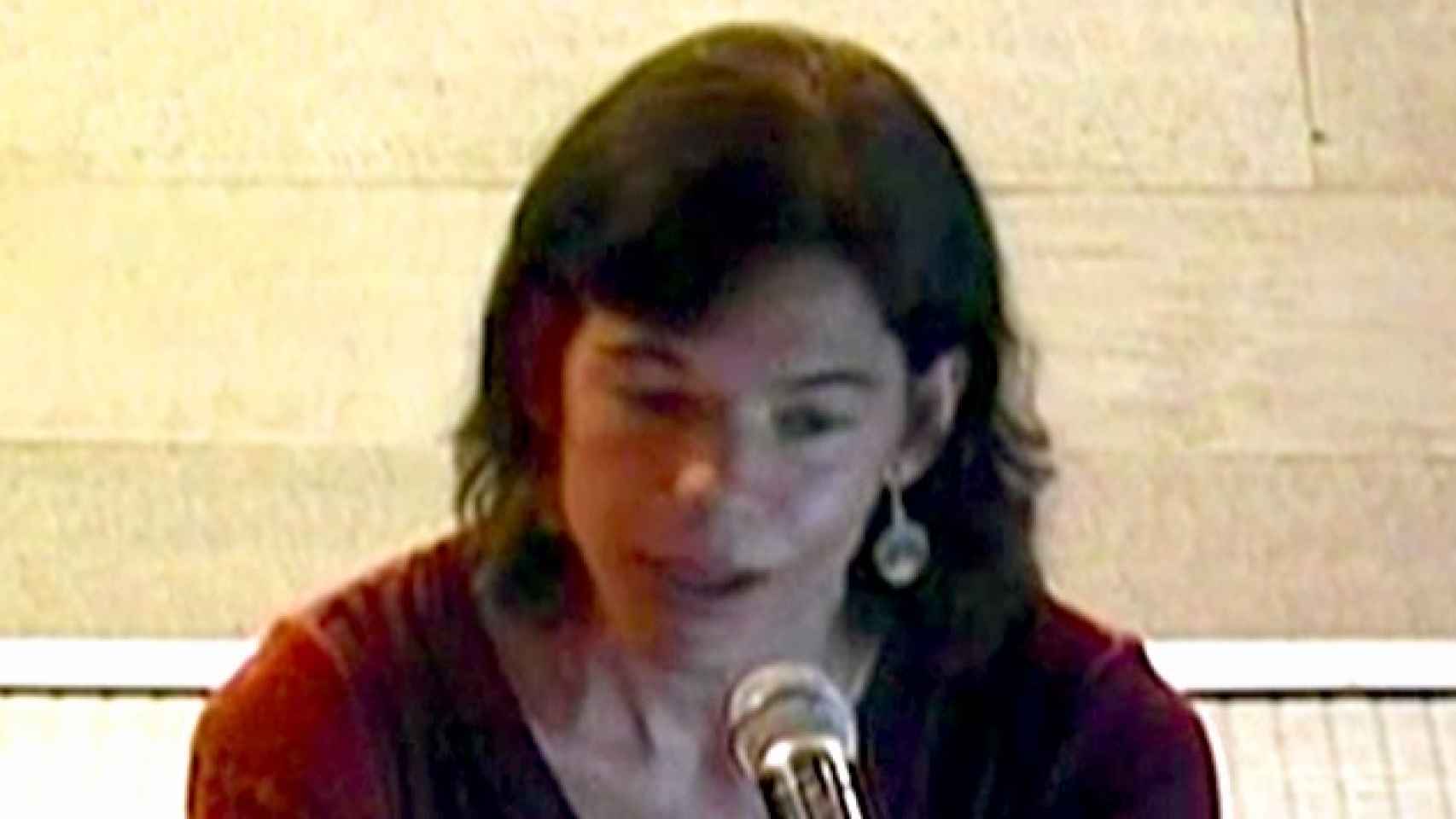 Clara Millet, hija de Félix Millet, durante su declaración en el juicio del caso Palau.
