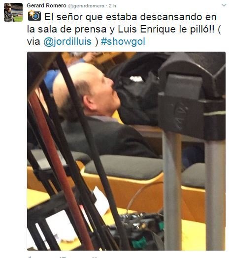 Vídeo | Luis Enrique duerme a los periodistas: uno de la CBS se quedó frito en rueda de prensa
