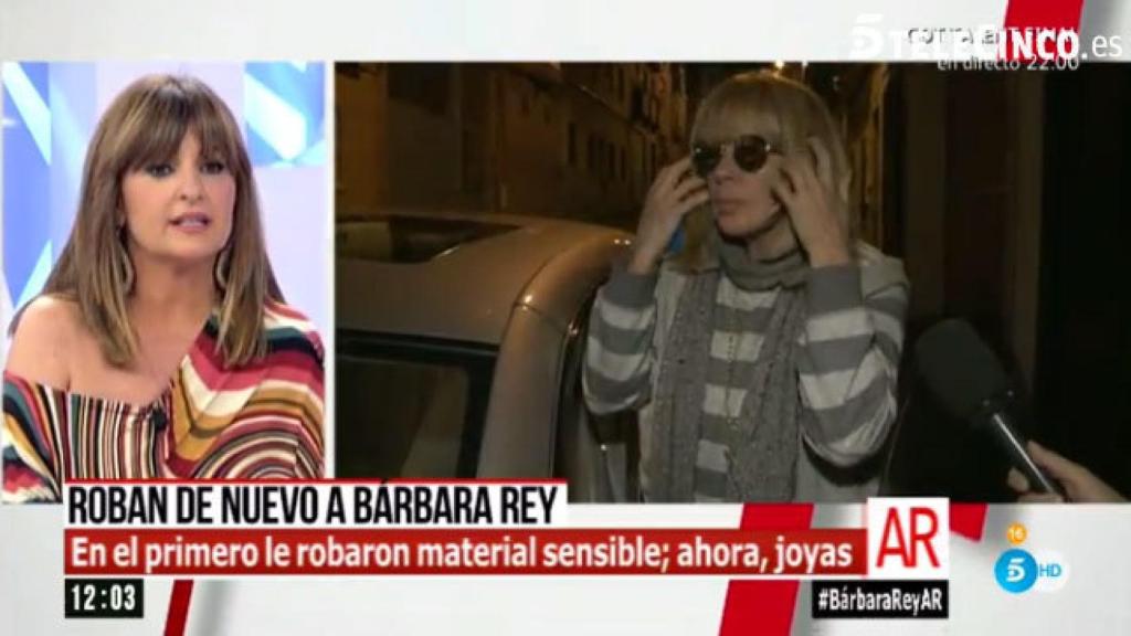 El robo de Bárbara Rey en el Programa de AR.