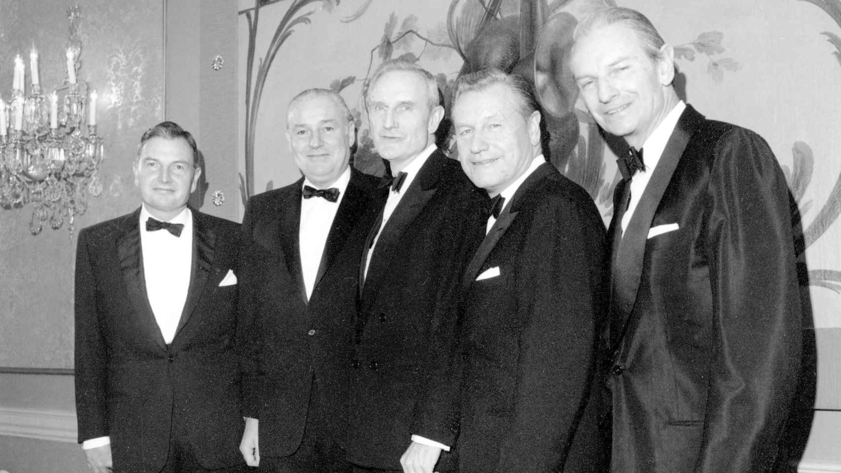 Los cinco hermanos varones y nietos del legendario John D. Rockefeller