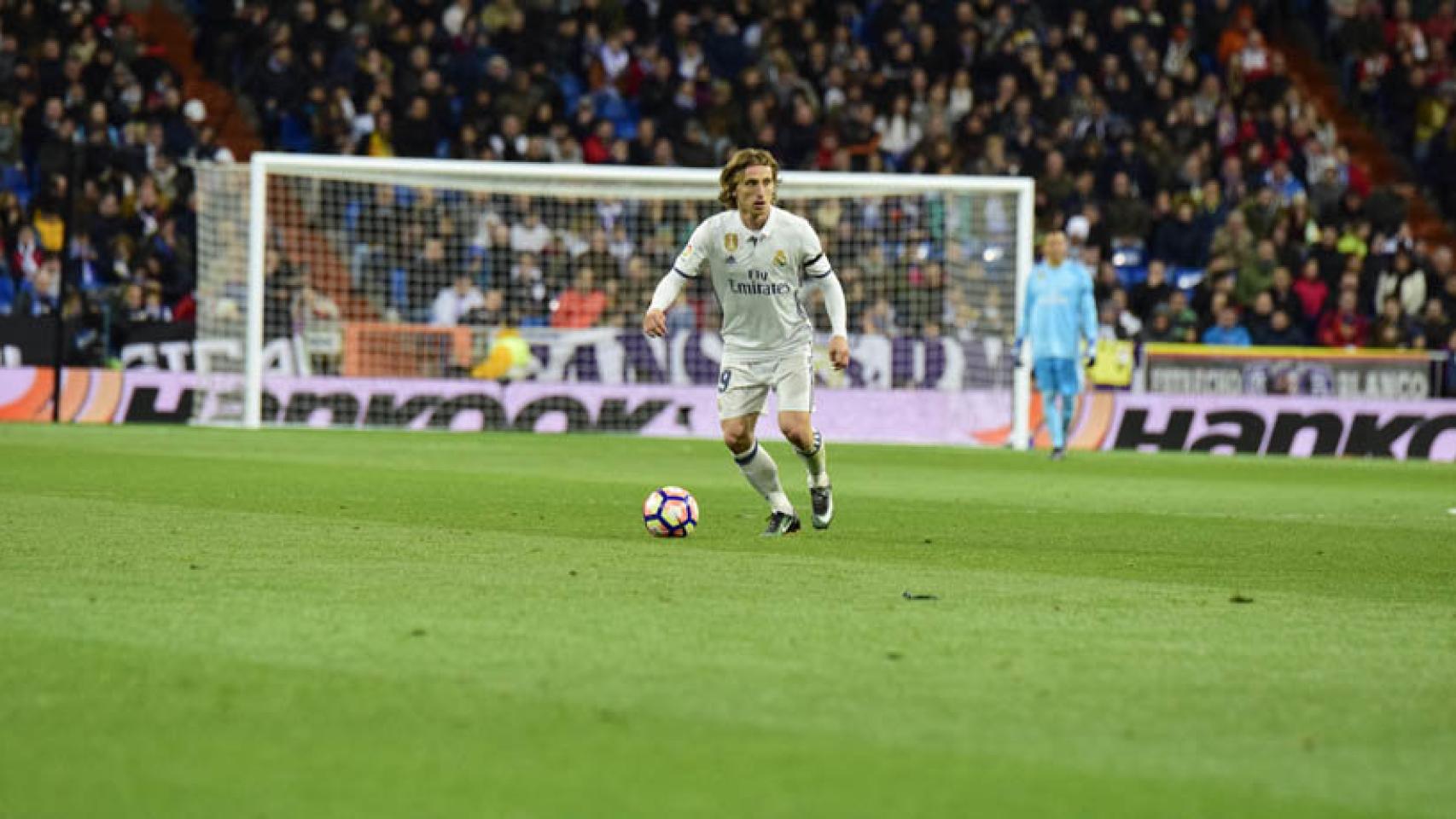 Modric en el Real Madrid-Betis. Foto: Lucía Contreras/El Bernabéu