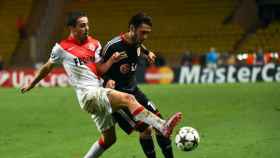 Bernardo Silva contra el Leverkusen. Foto: uefa.com