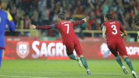 Cristiano y Pepe con Portugal. Foto: Twitter (@selecaoportugal)