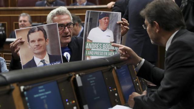 Diego Cañamero se enfrenta al ministro de Justicia.