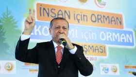 Erdogan en un acto de campaña esta semana.
