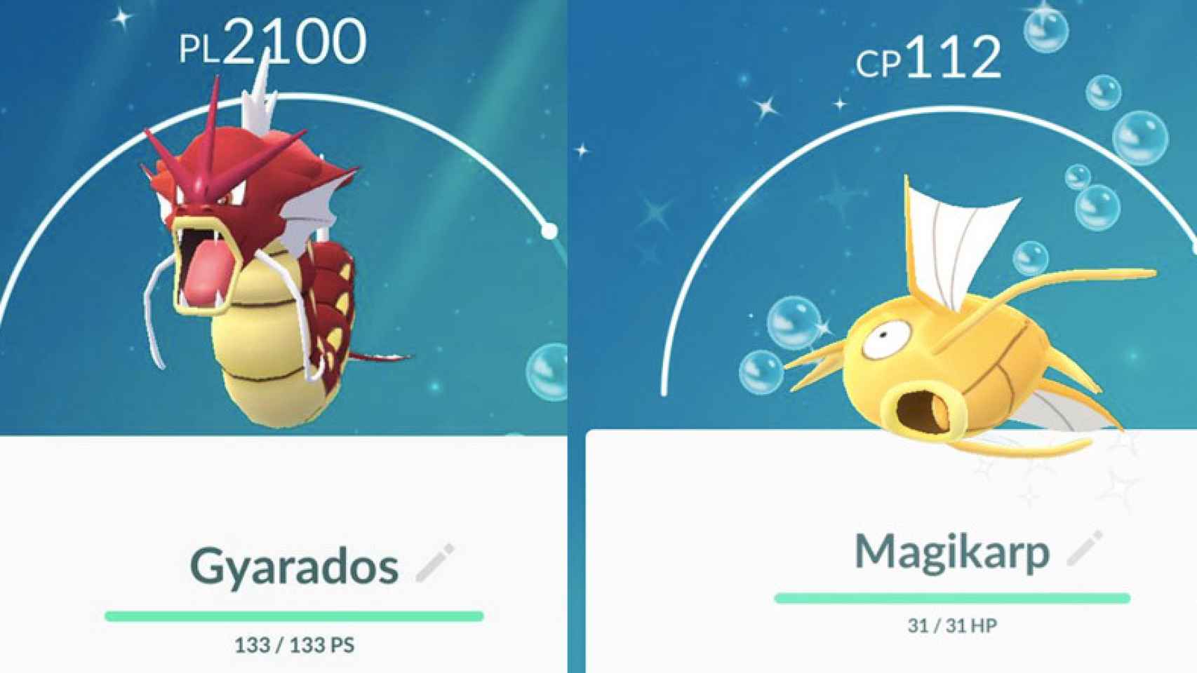 Llegan a Pokémon GO los cambios de color con los dos Pokémon Shiny