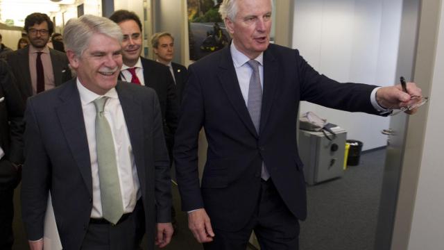 Dastis se ha reunido en Bruselas con el negociador de la UE para el 'brexit', Michel Barnier