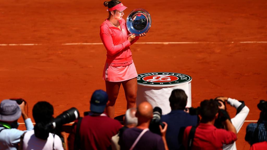 Badosa, con el título de Roland Garros júnior.