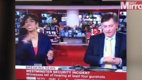 El feo gesto de una presentadora de la BBC durante el atentado de Londres