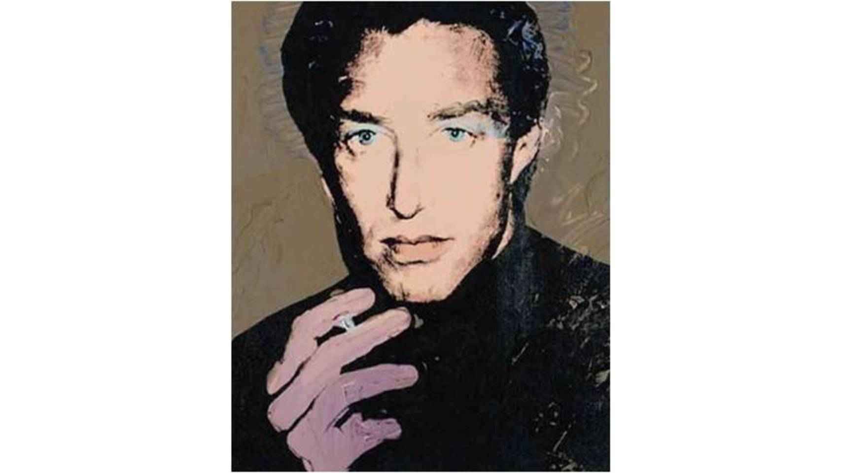 Retrato de Halston pintado por Andy Warhol