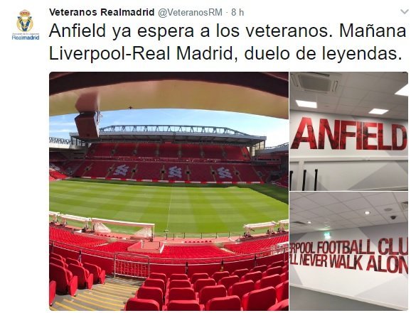 Tweet Real Madrid veteranos