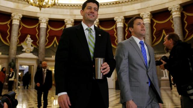 El presidente de la Cámara de Representantes, Paul Ryan.