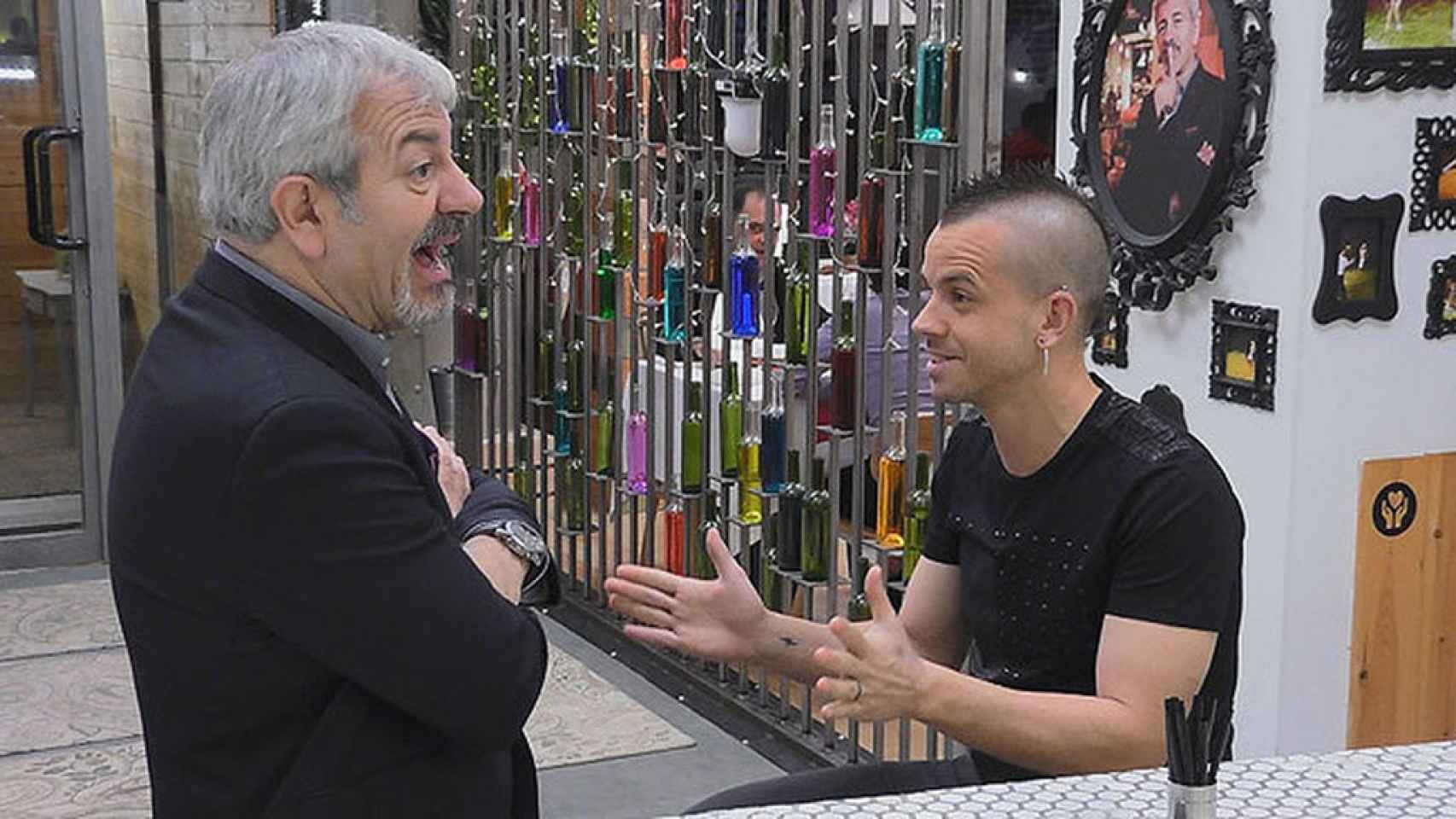 David Muñoz con Carlos Sobera en el programa First Date