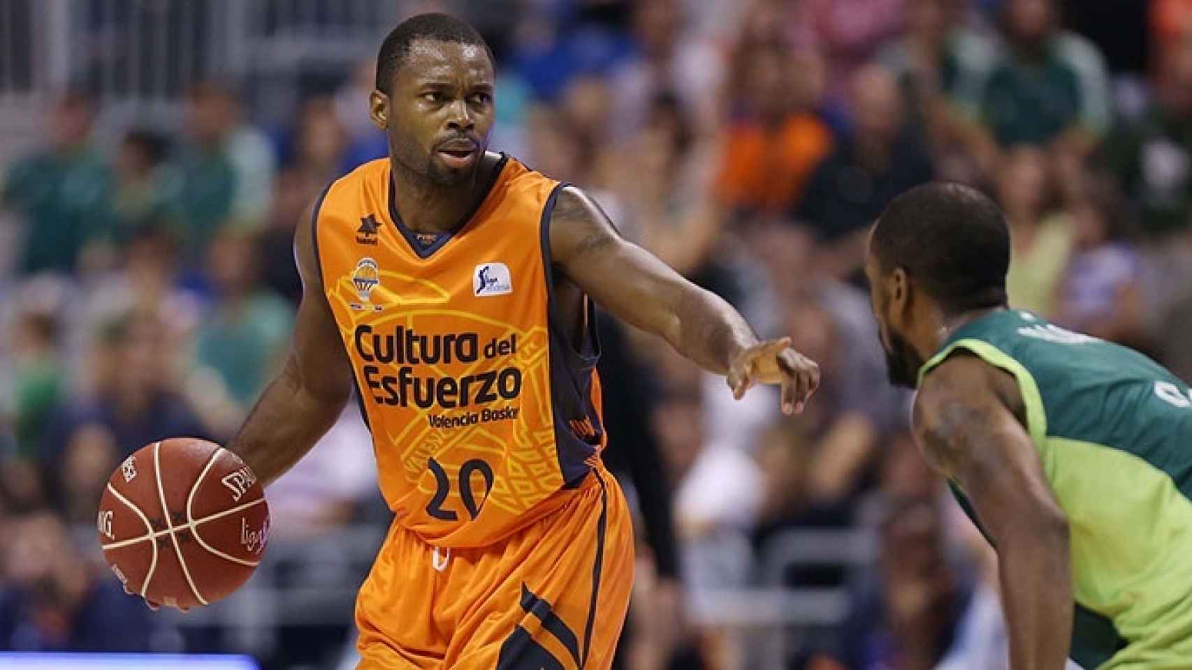 Oliver Lafayette en su etapa en Valencia Basket.