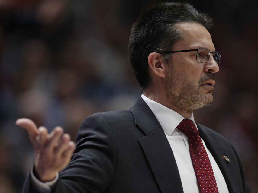 Pedro Martínez en el Valencia-Unicaja del sábado.