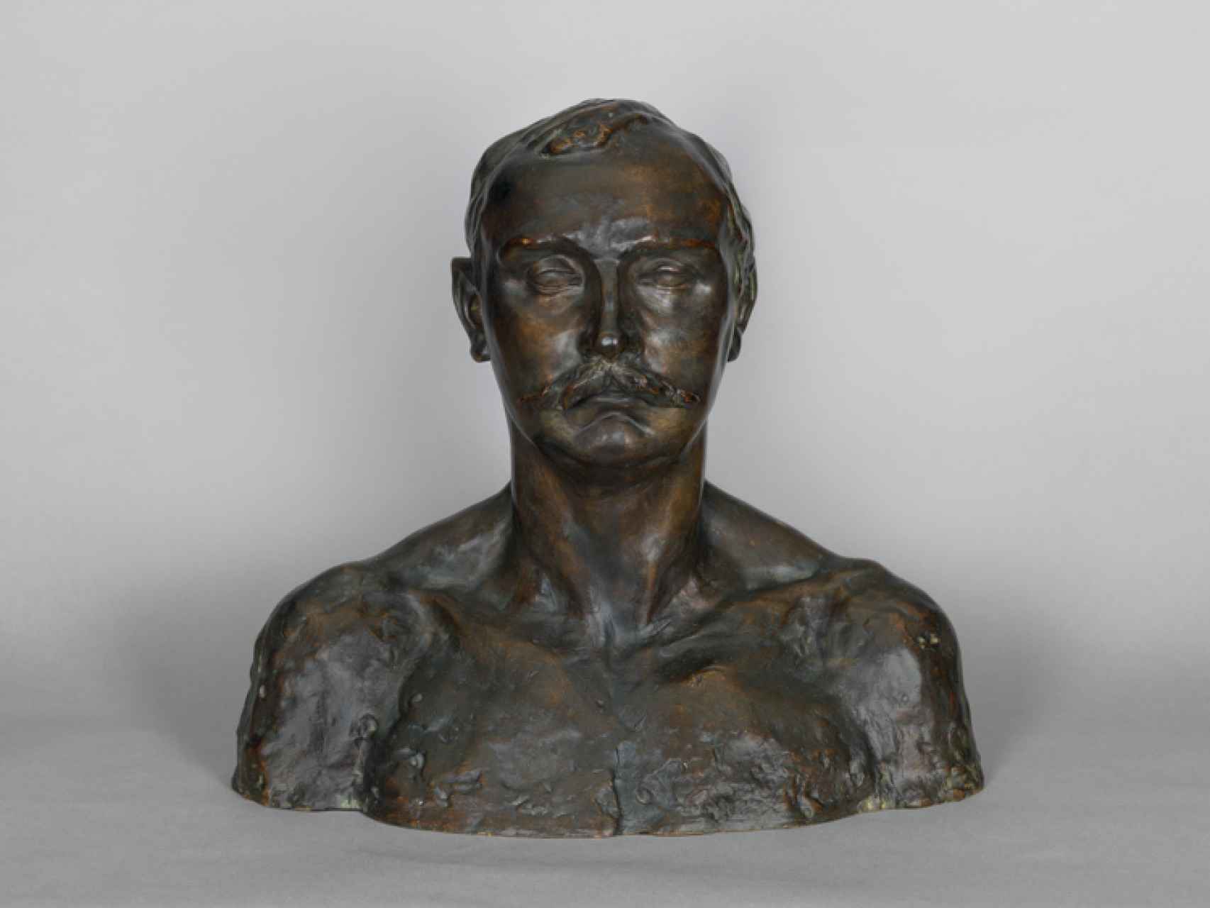 Busto de Paul Claudel, hermano de Camille, en 1905.