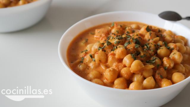 curry de garbanzos fácil