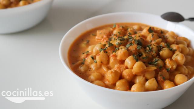 curry de garbanzos fácil