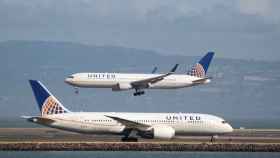 Aviones de United Airlines.