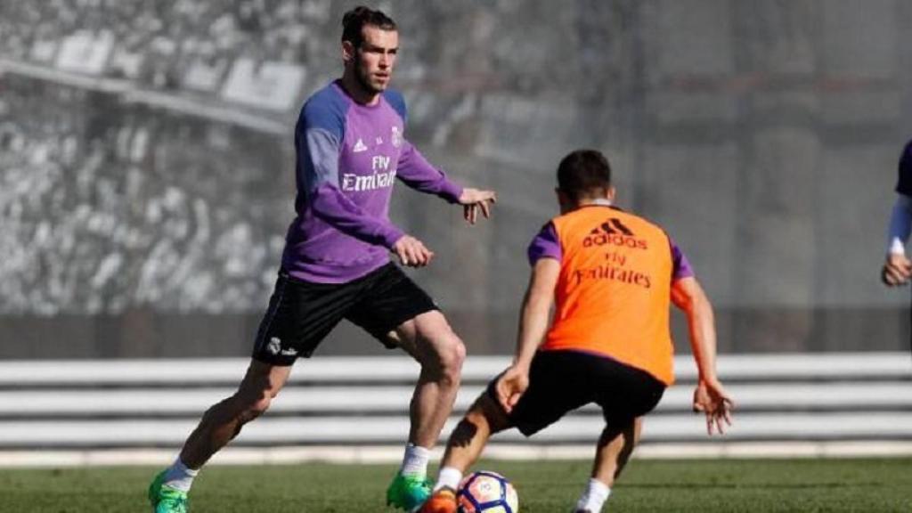 Bale en el entrenamiento