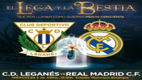 Promoción del Leganés - Real Madrid. Foto: Twitter (@CDLeganes)