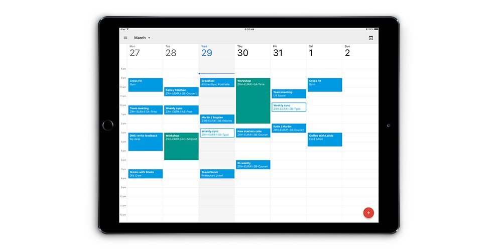 ipad google calendar