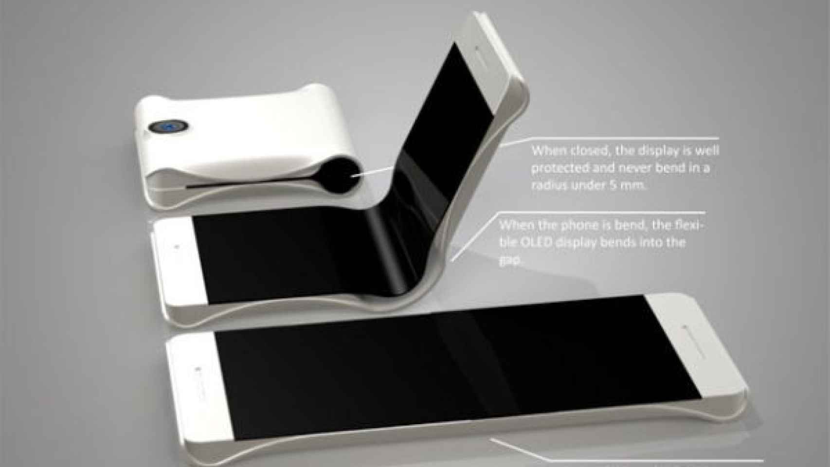 Una patente de Xiaomi muestra un móvil con pantalla plegable