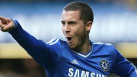 Hazard celebrando un gol con el Chelsea. Foto: chelseafc.com