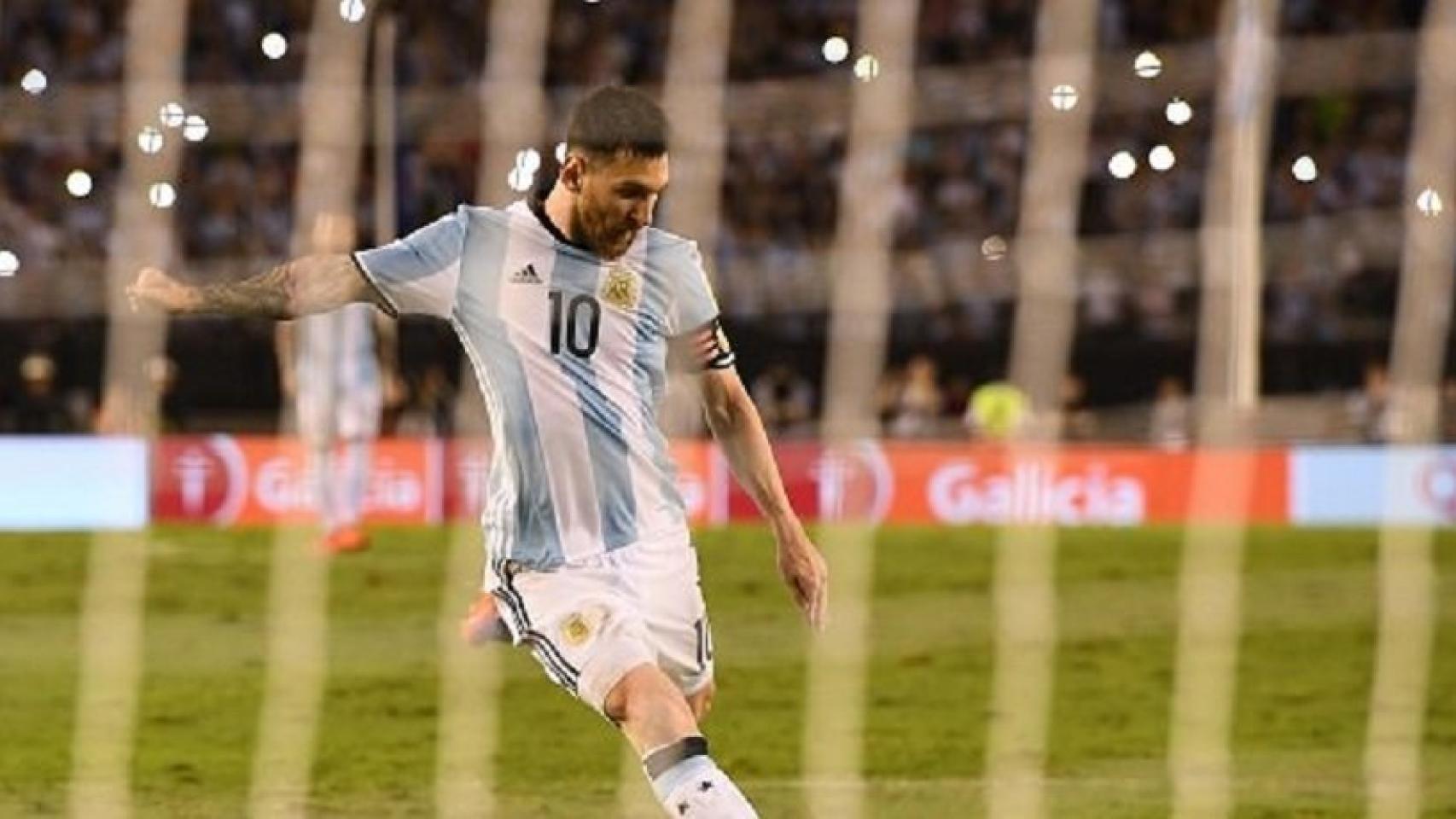 Messi. Foto: Twitter (@Argentina)