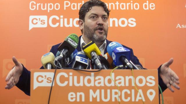 El portavoz de Cs en Murcia, Miguel Sánchez, en una imagen de archivo