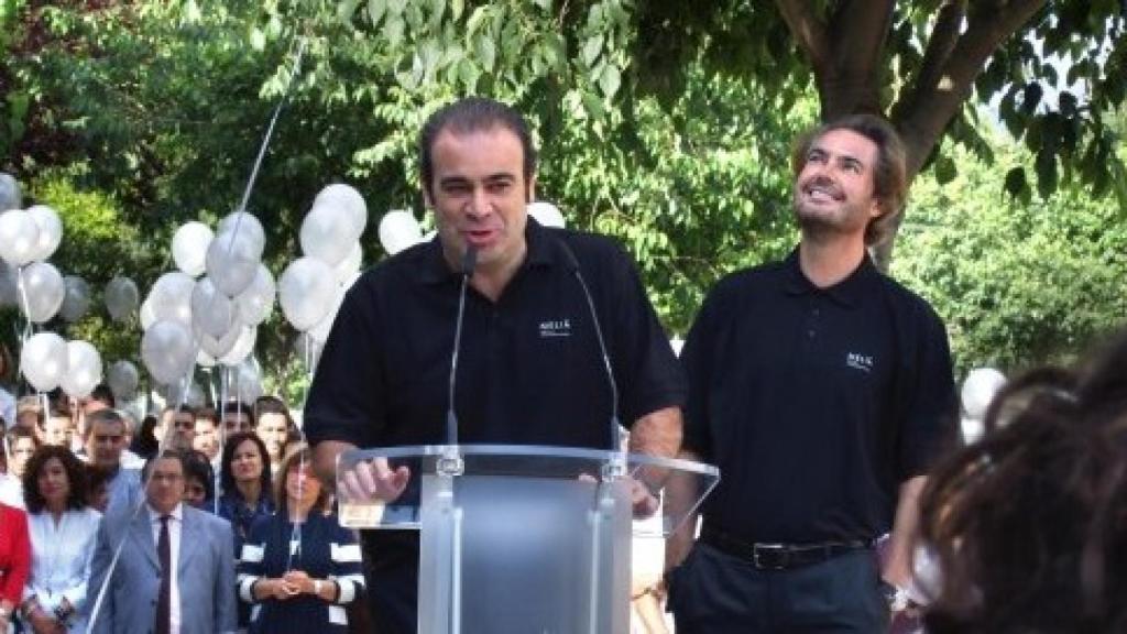 Gabriel y Sebastián Escarrer en la celebración del 55 aniversario de Meliá.