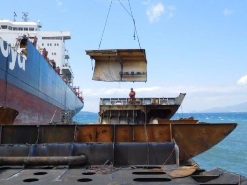 El desmontaje del Príncipe de Asturias seguirá el mismo proceso que el Marqués de la Ensenada.