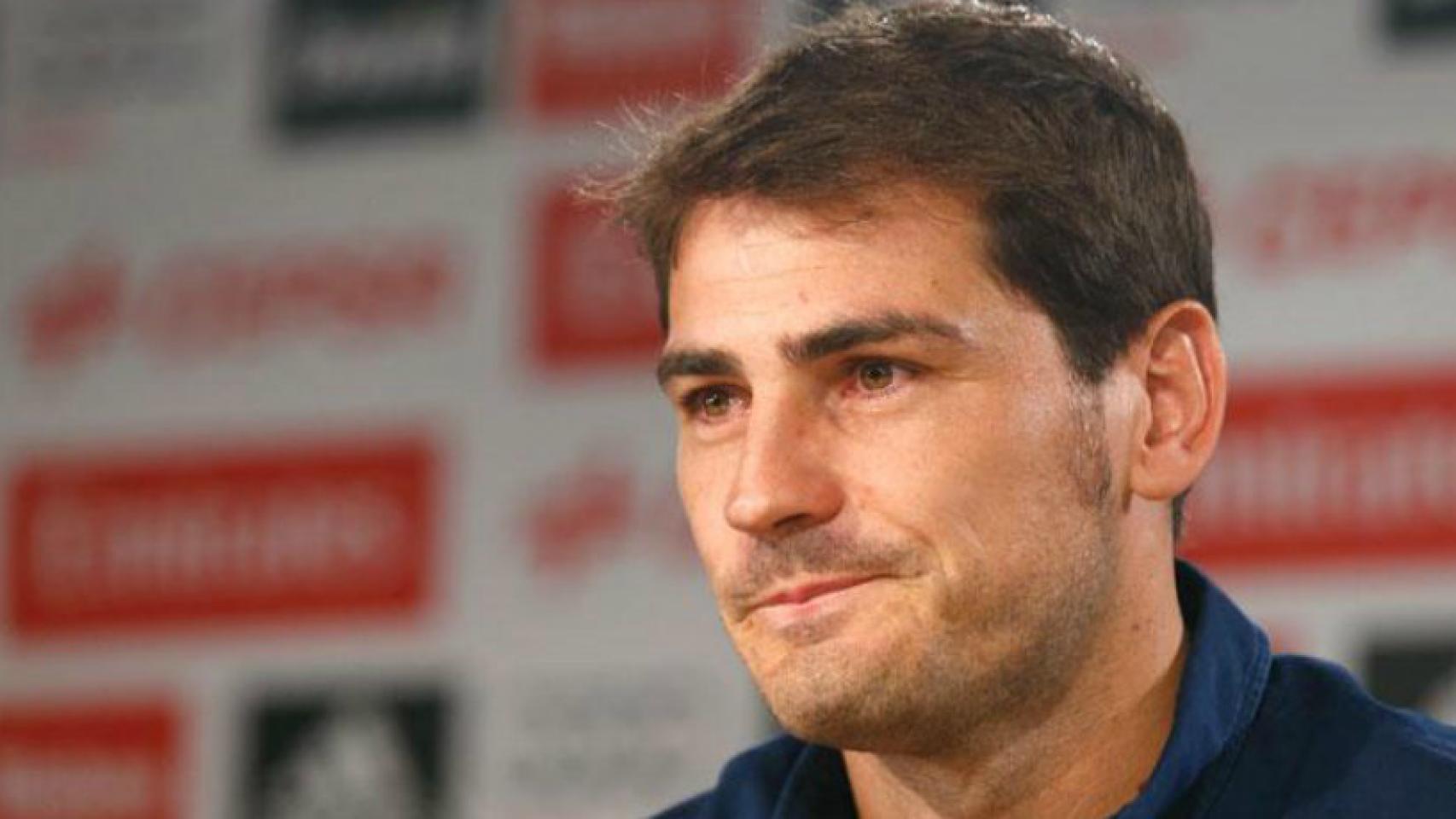 Iker Casillas en su despedida