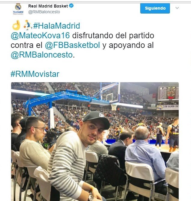 Kovacic anima al Madrid de baloncesto en el WiZink Center