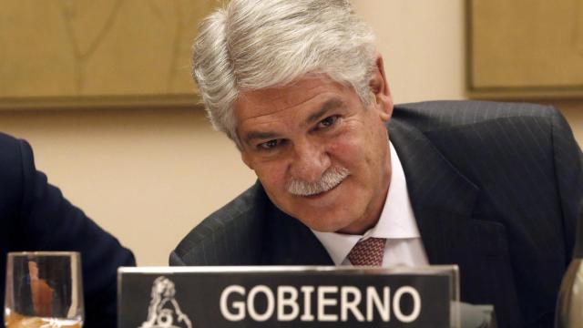 El ministro de Exteriores, Alfonso Dastis, durante una comparecencia.