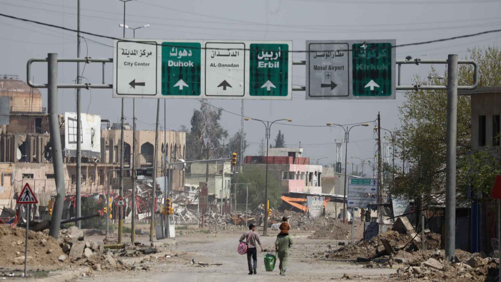 La alta densidad de población dificulta la lucha en Mosul occidental.