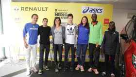 Javi Guerra y Alessandra Aguilar presentan el medio maratón de Madrid.