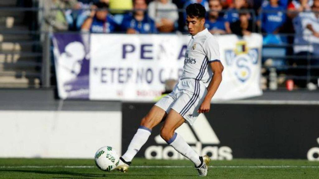 Achraf con el Real Madrid Castilla