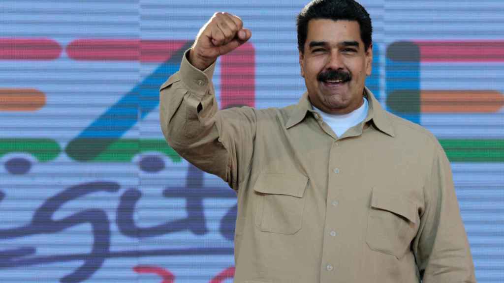 Maduro, durante un acto público este viernes en Caracas.