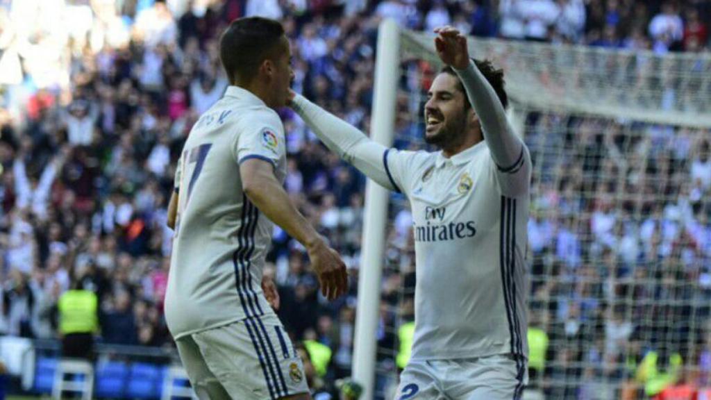 Isco Alarcón y Lucas Vázquez Foto: Lucía Contreras / El Bernabéu