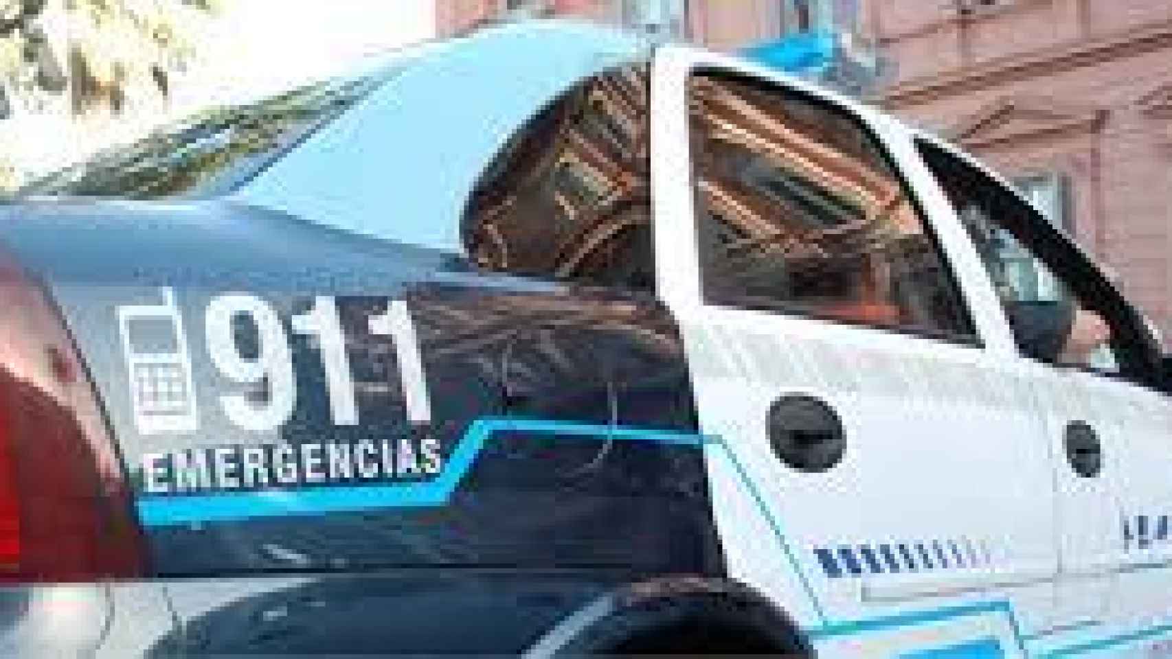 Coche de policía en Argentina