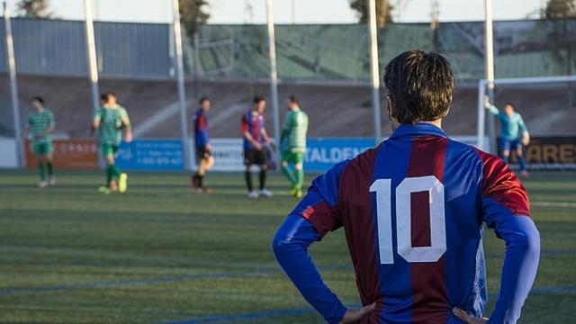 Un momento del Cornellà - Eldense.