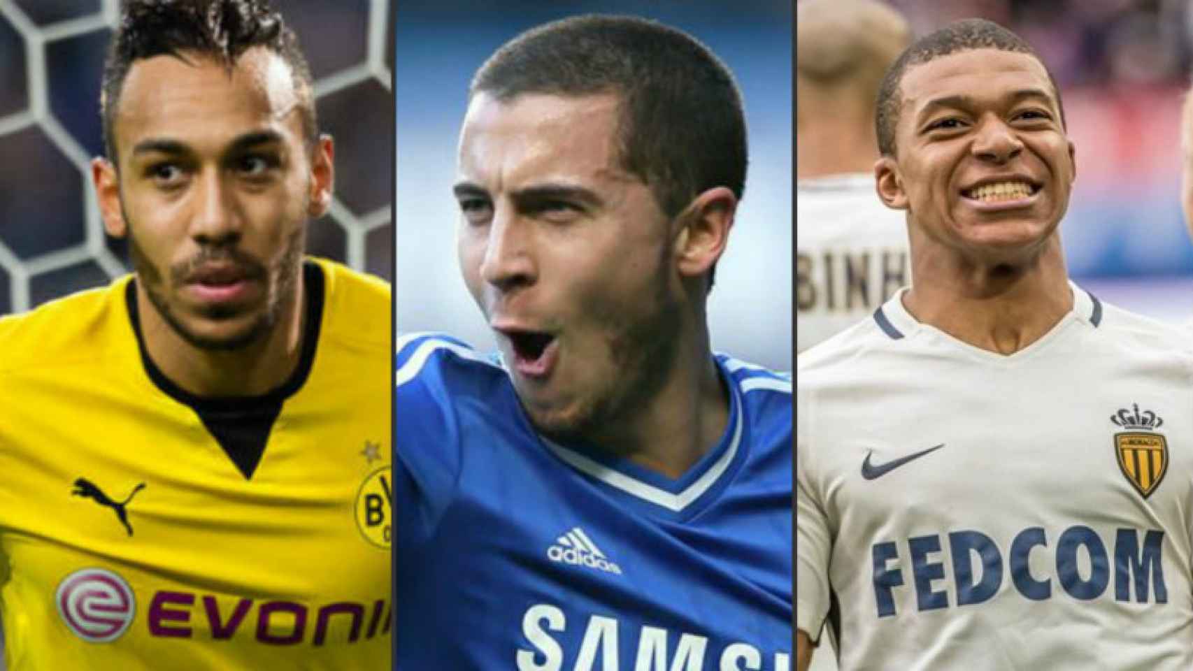 Aubameyang, Hazard y Mbappé como locos por el Madrid