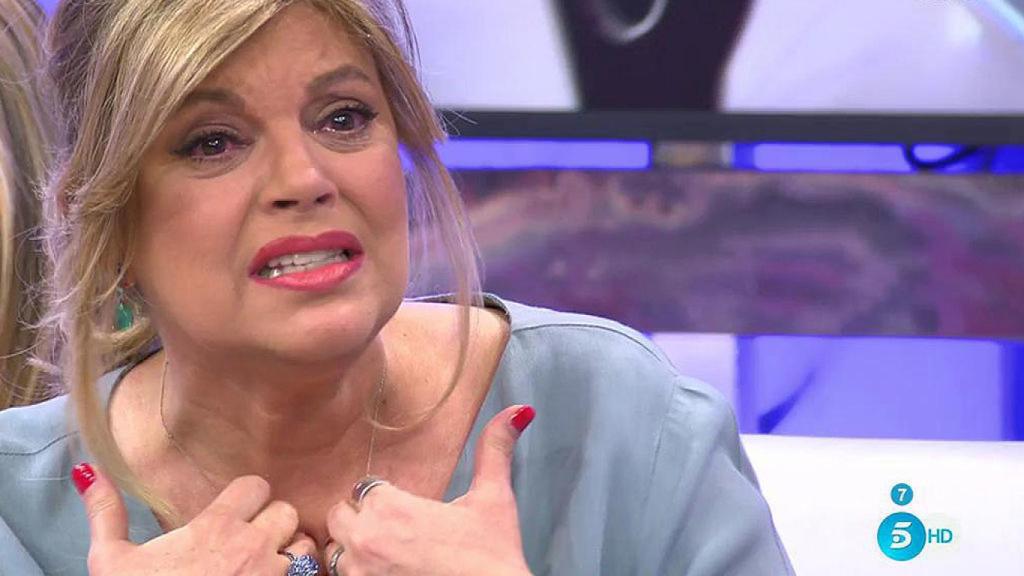 Terelu Campos rompe a llorar en 'Sálvame': Me siento sola. Esto me humilla