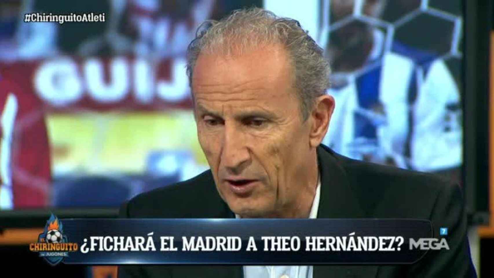 Petón aconseja a Theo que no fiche por el Madrid   Foto: Twitter (@elchiringuitotv)