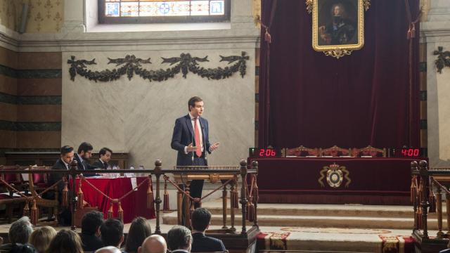 Didier fue el encargado de abrir el debate.