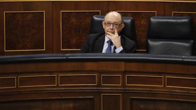 Montoro en el Congreso de los Diputados.