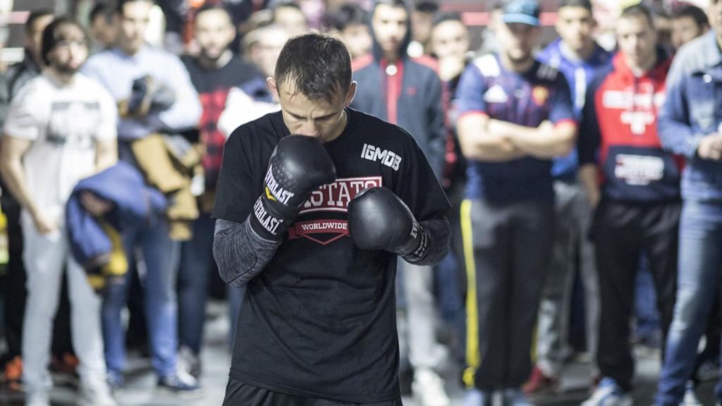 Petr Petrov, durante su último entrenamiento libre en Madrid.